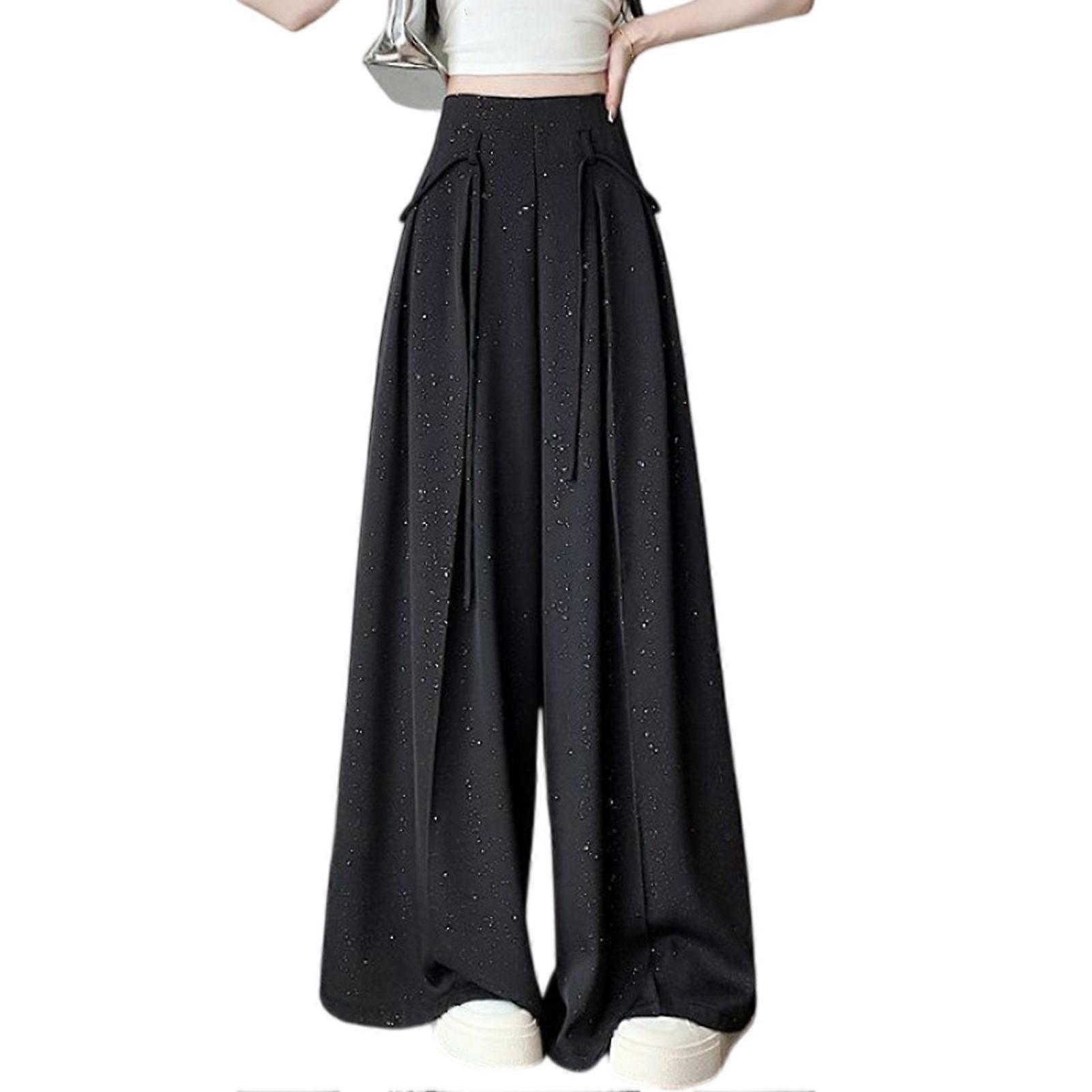Wide Leg Pants - with Adjustable Drawstring - for All Day