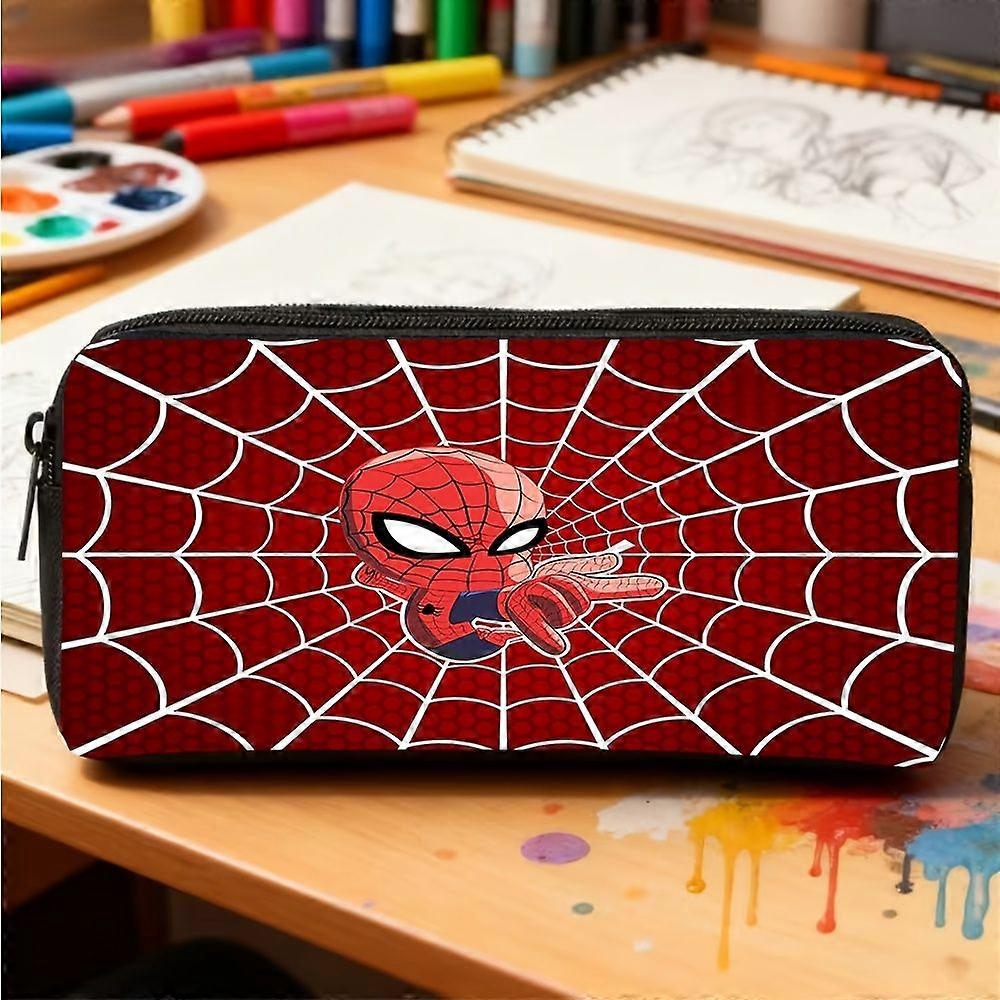 1pc MARVEL Spider-Man Pencil Case Suitable for & Office, High-Capacity Multifunctional Stationery Organizer with Spider-Man Design, Compact Bag for,, 