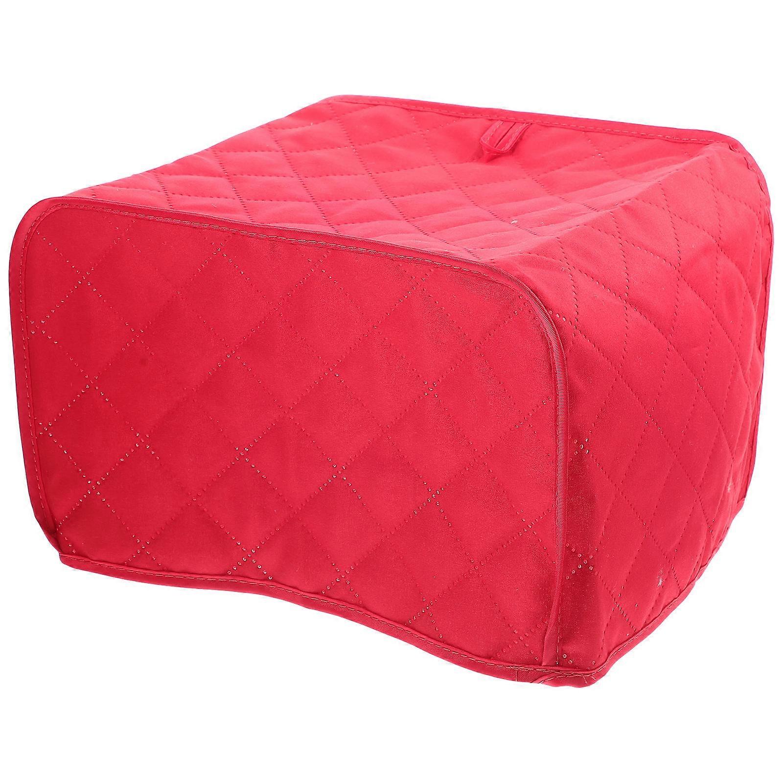 Dust-Proof Toaster Cover Practical Bread Maker Appliance Protector 33X28X21.50CM 1Pack Red