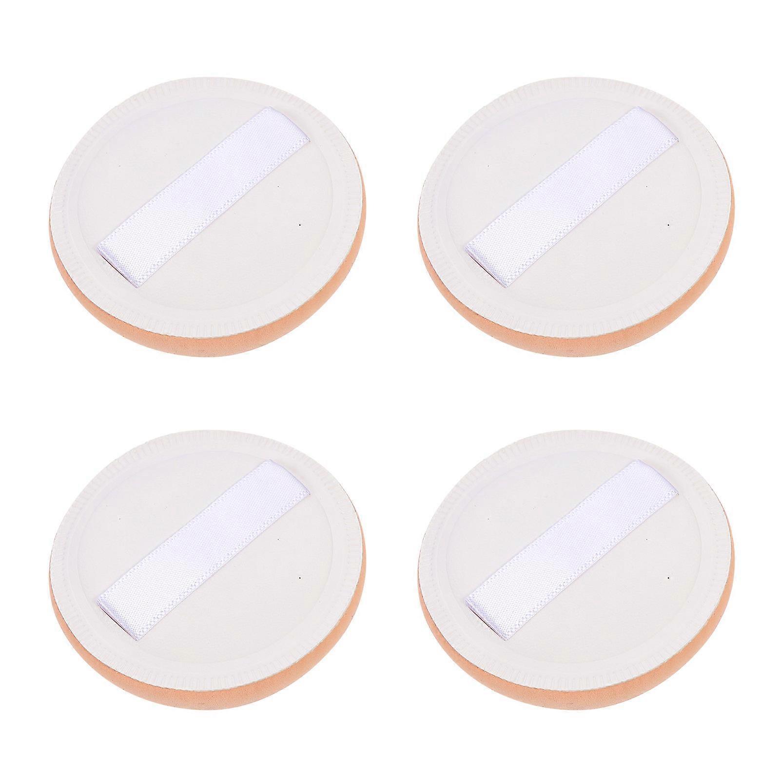 Pink Powder Puff for Makeup Application 4Pcs Makeup