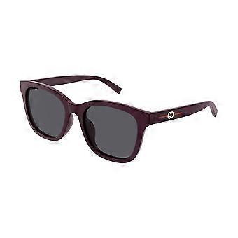 Gucci GG1984SK Asian Fit 004 Vollrand-Sonnenbrille für Damen, quadratisch, violett, UV-Schutz, Original