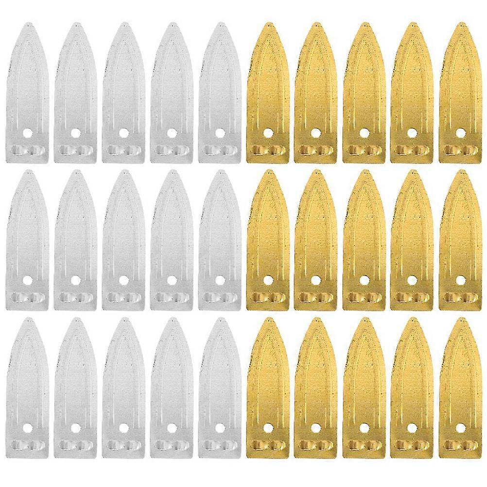Zinc and Copper Anode Sheets for Experiment Use 60Pcs Set