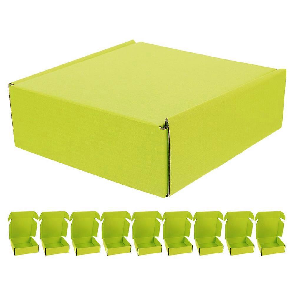 Colored Corrugated Boxes for Storage 10Pcs Set