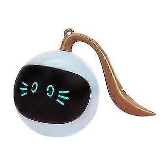 Automatisk Cat Toys Interactive Smart Electric Ball Usb Genopladelig selvroterende teaser Selfplay Træningslegetøj til Pet Kitten