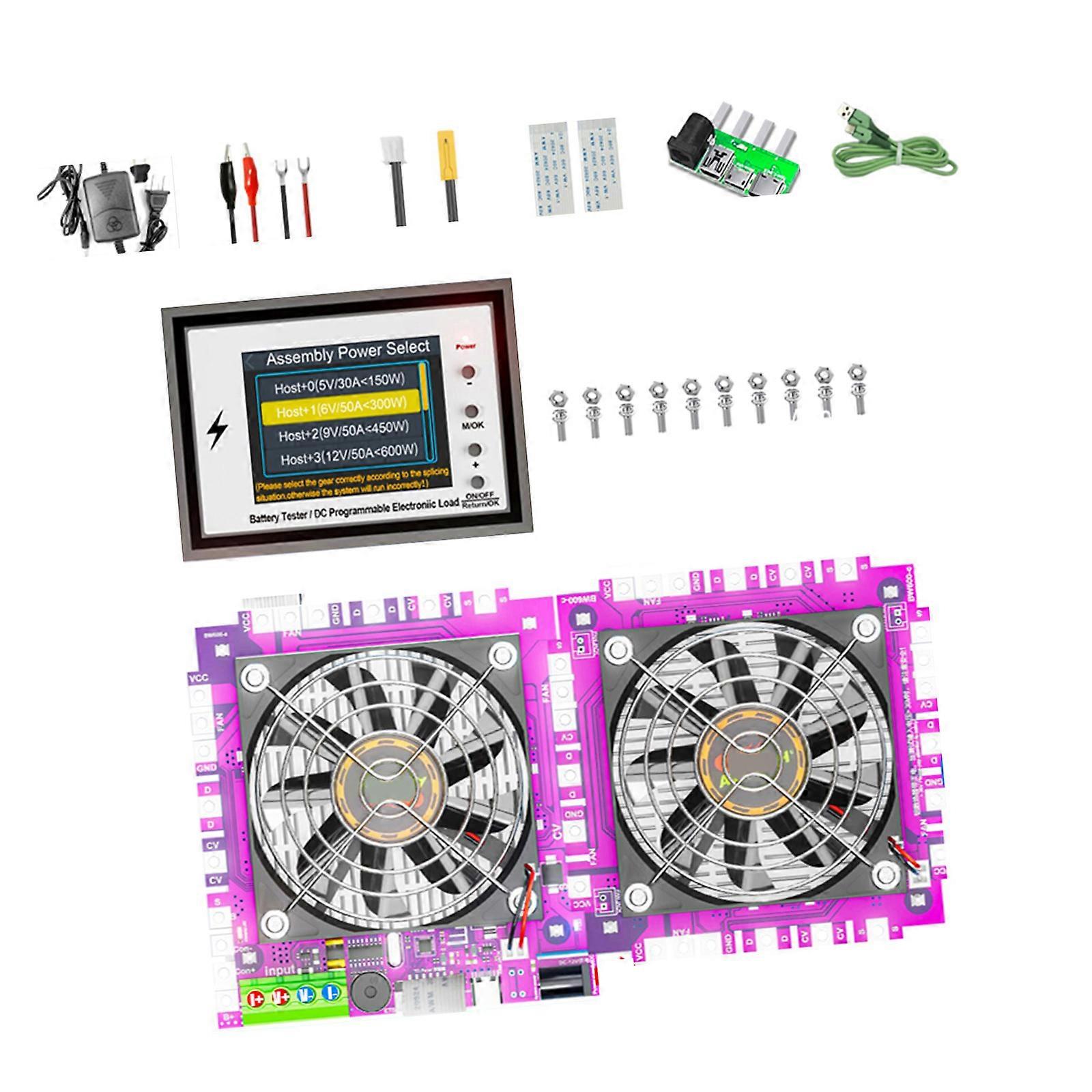 Professional Battery Capacity Tester With Multiple Cycling Discharge Tests For Power Supply Performances Analysis Multicolor