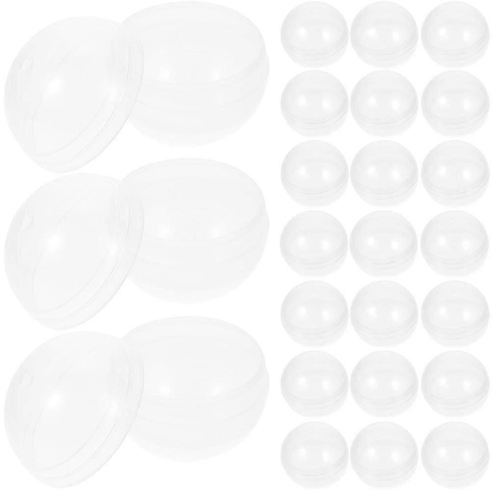 40pcs Round Fillable Plastic Twisting Balls Multi-Function compatible with Party Use