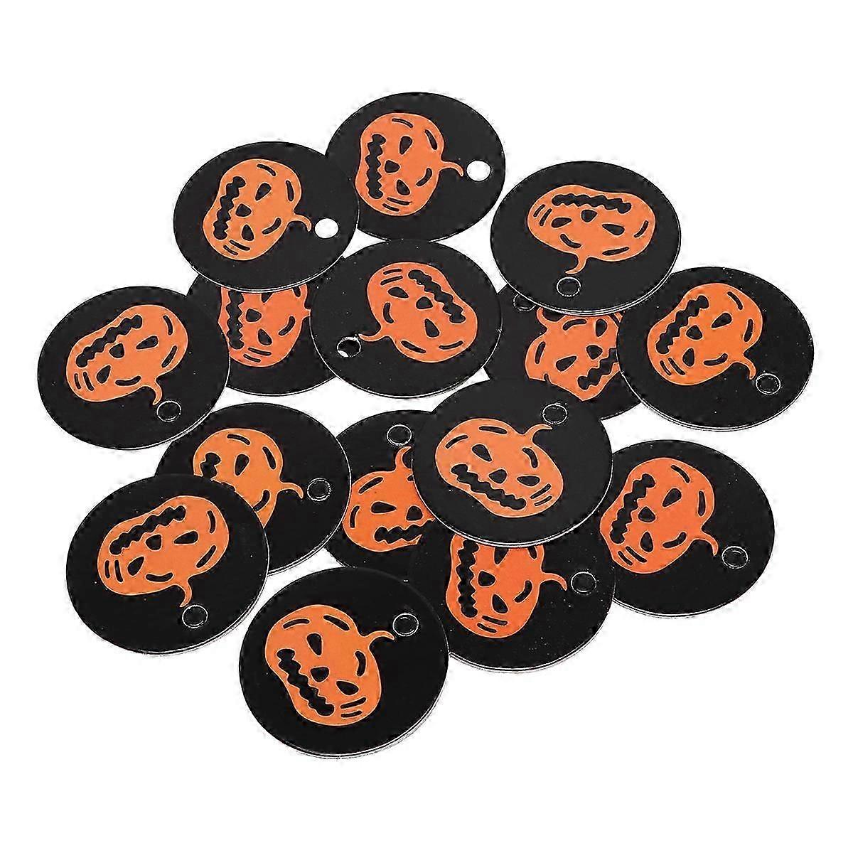 Halloween Pumpkin Pattern Decorative Cards, 3 Sets, Paper Material