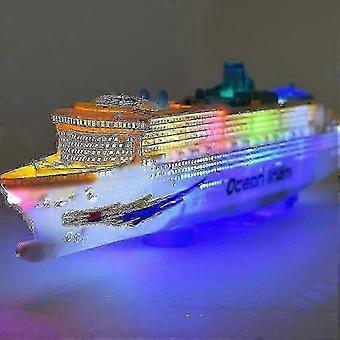 Lar-scale Cruise Ship Cruise Ship Alloy Toy Ship Sound And Passenr Ship
