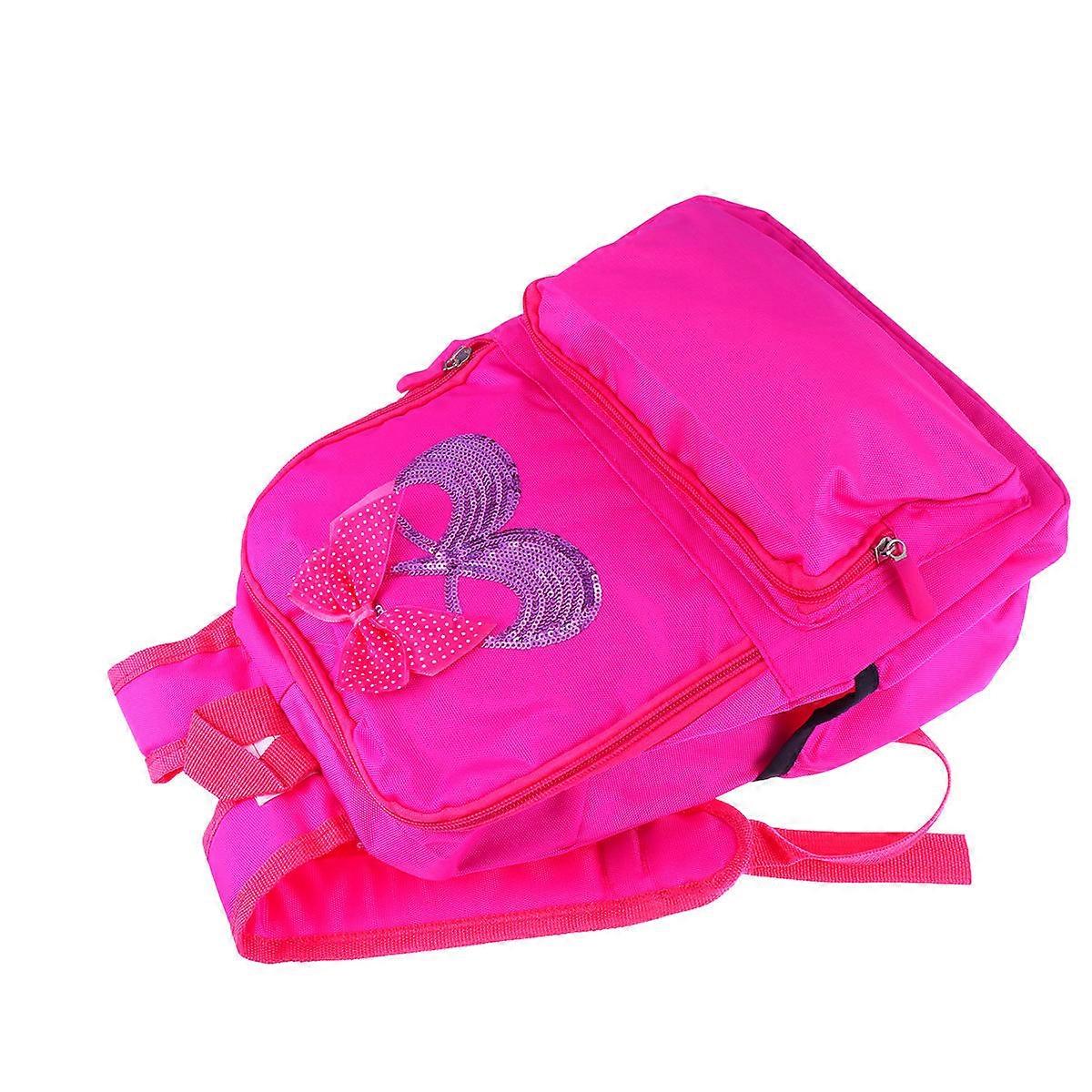 Child Ballet Backpack Creative Bag for Storage Use Rosy