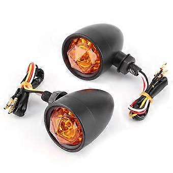 2pcs LED Turn Signal Light Motorcycle Cornering Lamp Direction Indicator 10mm Fixing Bolt Thread