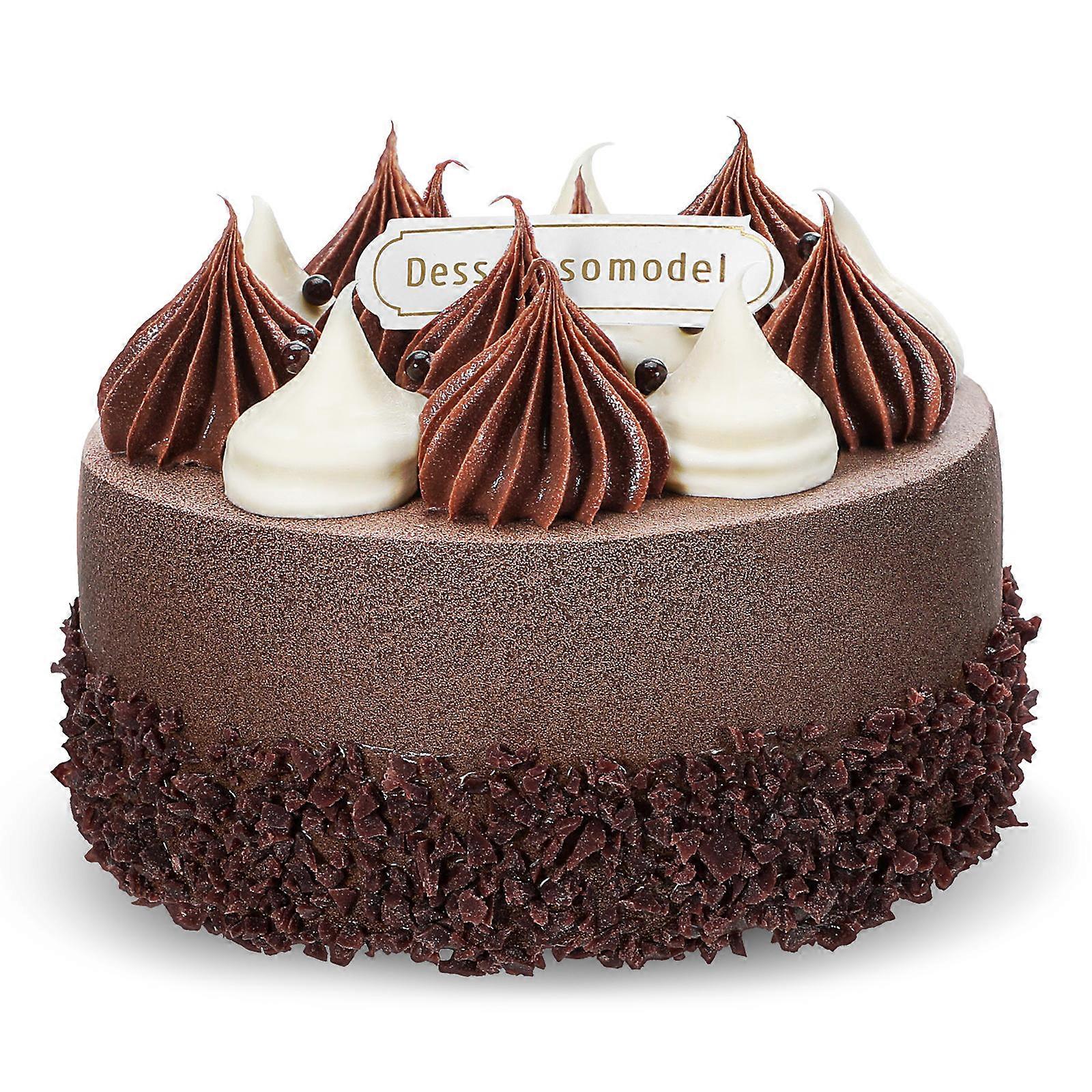 Artificial Cake Simulation Cake Model for Decoration 4Pcs Pieces