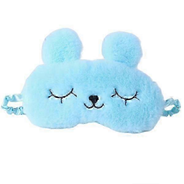 Sweet Rabbit Design Sleeping Mask, Blue