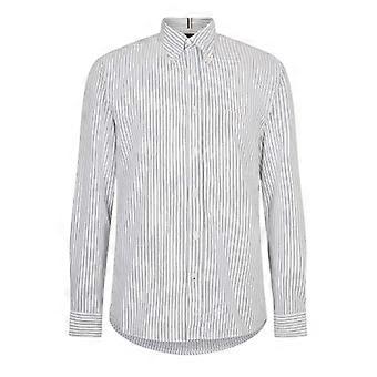 Boss Mens S-Roan Oxford Long-Sleeved Button-Down Shirt