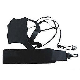 2018 Soccer Trainer Belt Kick Football Solo Practice Waist Skill Equipment Sports red Colour
