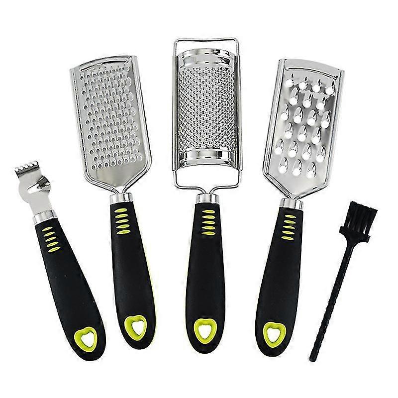 5pcs/set Cheese Grater Effective Labor-saving Sharp Hanging Hole Vegetable Garlic Chopper For Kitchen