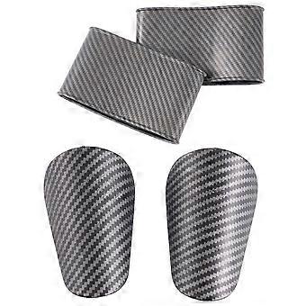 Soccer Shin Guards Set EVA Cushioning Shin Pads Shock Absorption Silicone Sleeves Shin Guards Set for Football Training