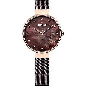 Bering ladies slim watch clock classic - 12034-265 Meshband