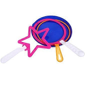 Set di bacchette per fare bolle di sapone, bacchette colorate per divertirsi all'aperto, 4 pezzi