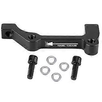 Compatible bicycle disc brake mounting caliper adapter PM A-F180 IS B-F203/R180 (B-F203/R180 Black)