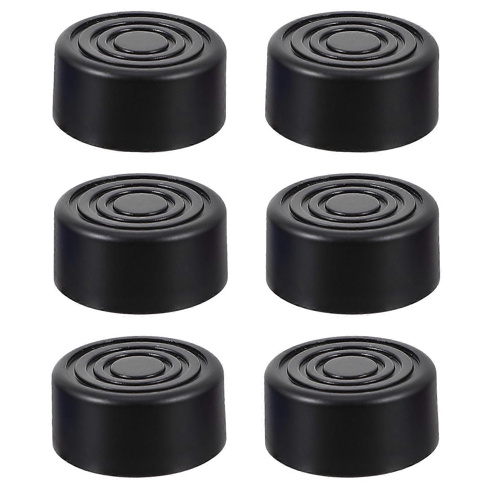 6Pcs Plastic Guitar Stomp Knobs Pedal Caps Guitar Effect Foot Nail Caps