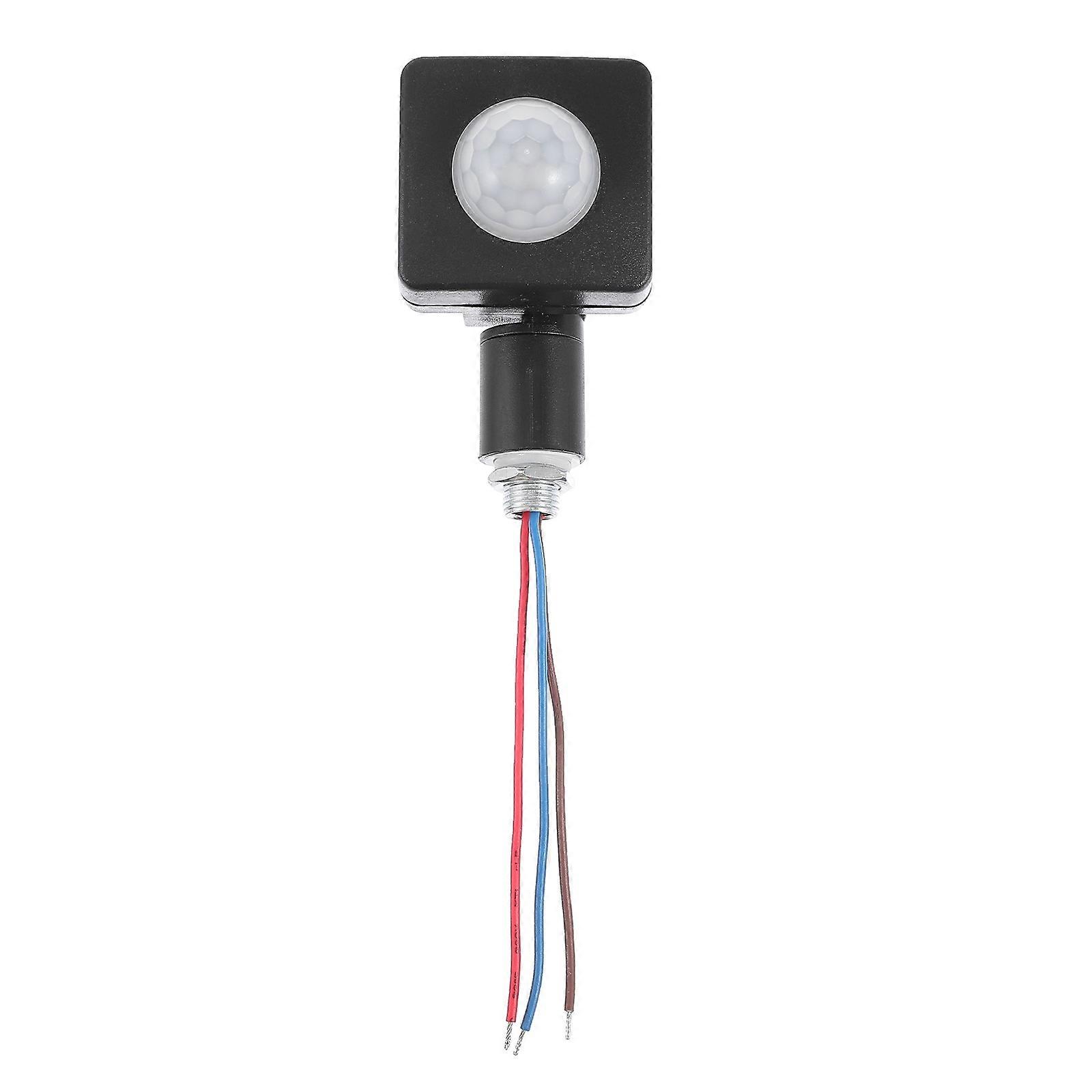 Black Infrared Sensor Wall Lamp Pir Motion Sensor Switch
