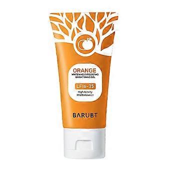 Orange Exfoliating Gel For Facial Body Gentle Orange Facial Scrub Body Cleansing Gel Dead Skin Remover Scrub Skin Cleaning