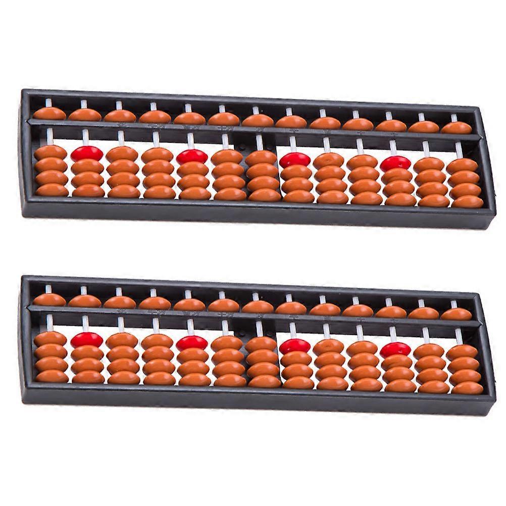 Abacus Multi-Function Small Abacus for Arithmetic Learning 2Pcs Set