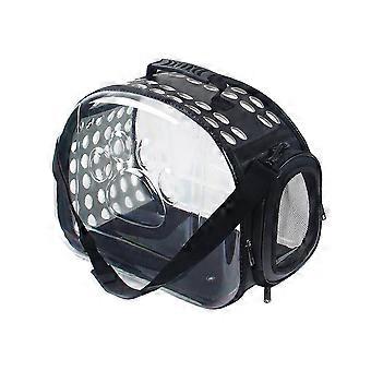 Pet Cage Backpack Black Cat Carrier for Comfortable Travel