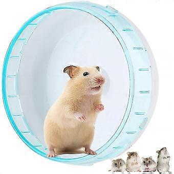 Hamster Running Exercise Wheel, Eco-friendly Plastic, Silent Spinning, Non-toxic Bite-resistant, Closed Back Wall to Prevent Stuck, Easy to Install, F