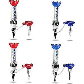 Golf Tees Plástico Inquebrável Plástico Magnético 80mm Longo Volume Reutilizável Valor 4 Pacote Azul Vermelho Ímã Flexível Tee Passo de Elevação para homens Mulheres Praticam Conjunto de Treinamento