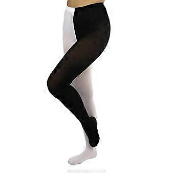 Women Dance Opaque Tights Casual Two-Toned Tights Footed Leggings High Waist Cosplay Costume Elastic Socks Tights T8NB