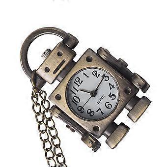 Vintage robot zakhorloge ketting voor dagelijks gebruik, lichtgewicht ontwerp