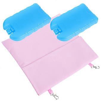 Pet Cooling Bag Bunny Cooling Pouch for Indoor Use Pink Accessory