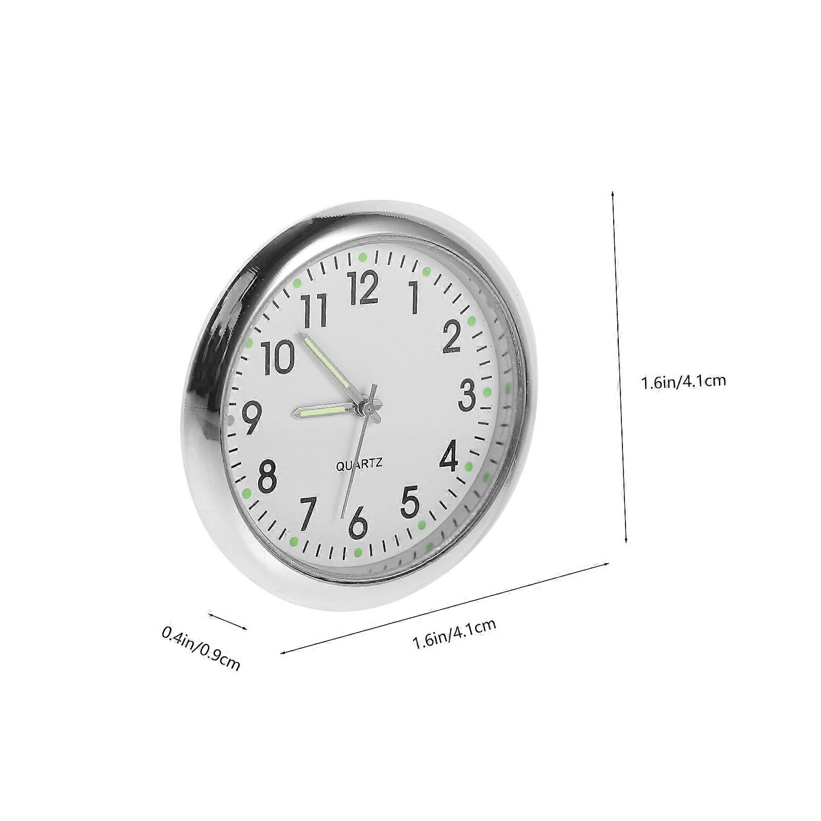 Electronic Clock Model Miniature Wall Clock for Decor White