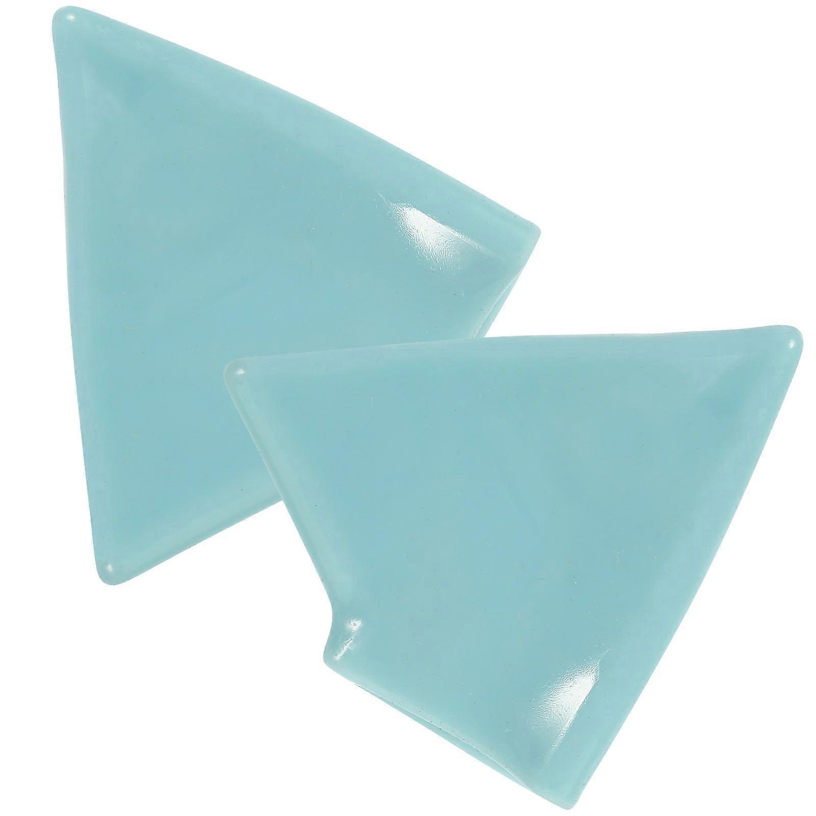 Blue Silicone Finger Protector Kitchen Hand Guards for Cutting 2Pcs Set