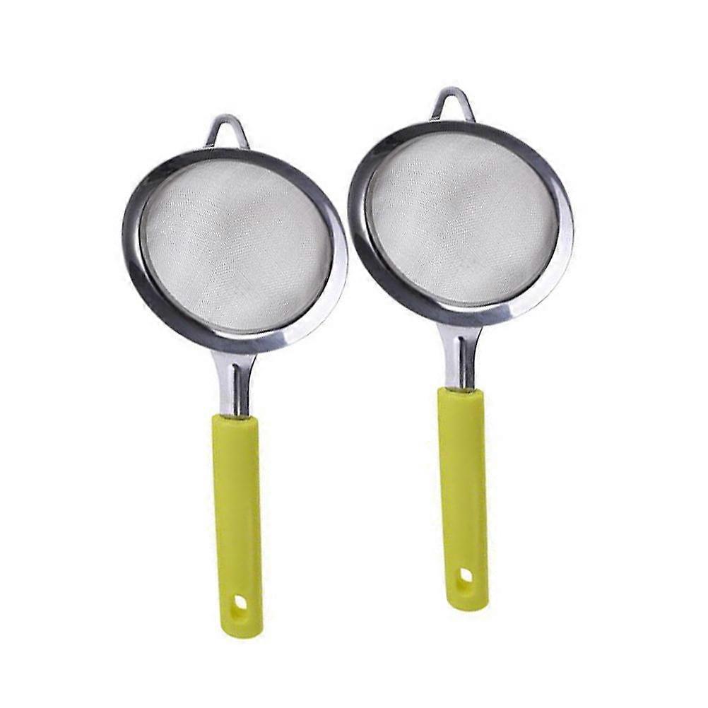 Flour Colander Hand Held for Baking 6Pcs Light Strainer