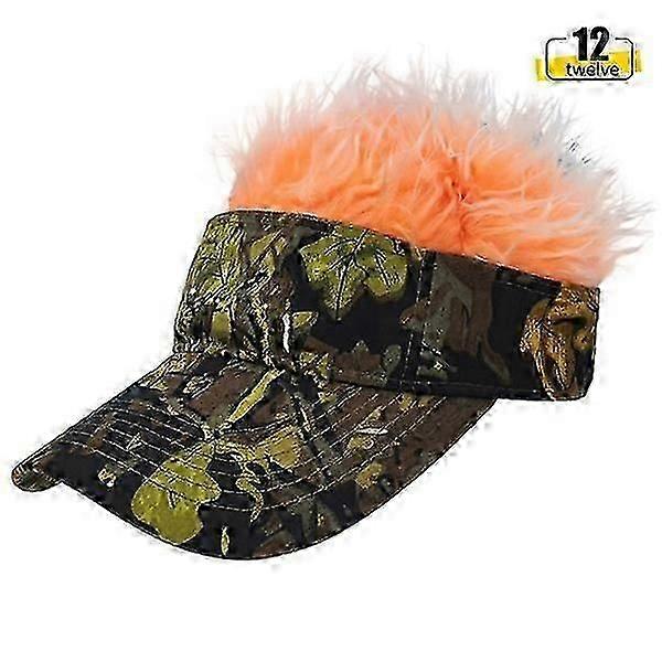 Wig-Integrated Baseball Cap