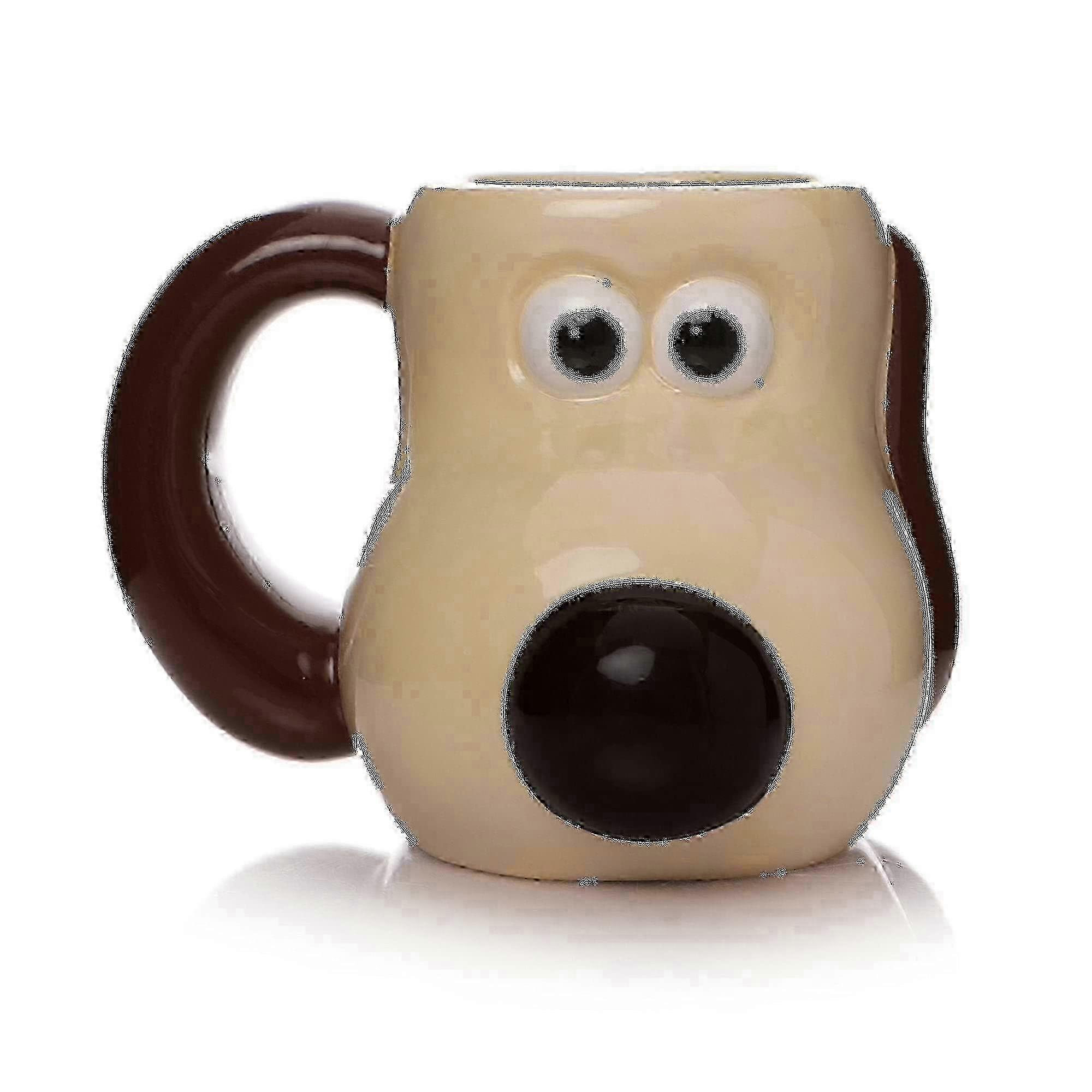 Hand-Painted 3D Gromit Mug