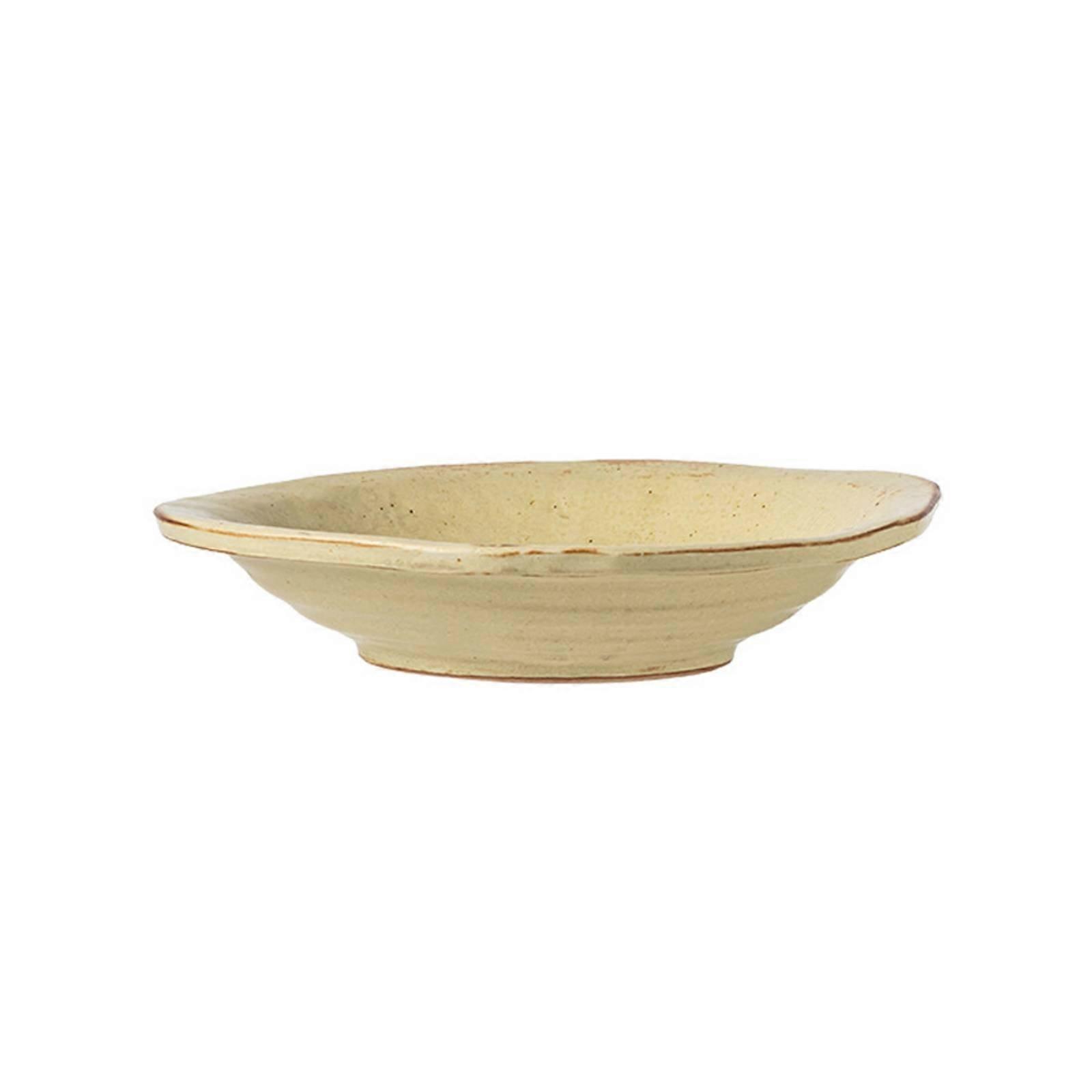 Handmade Rustic Ceramic Plate, Japanese Dinnerware, Unique Tableware for Home