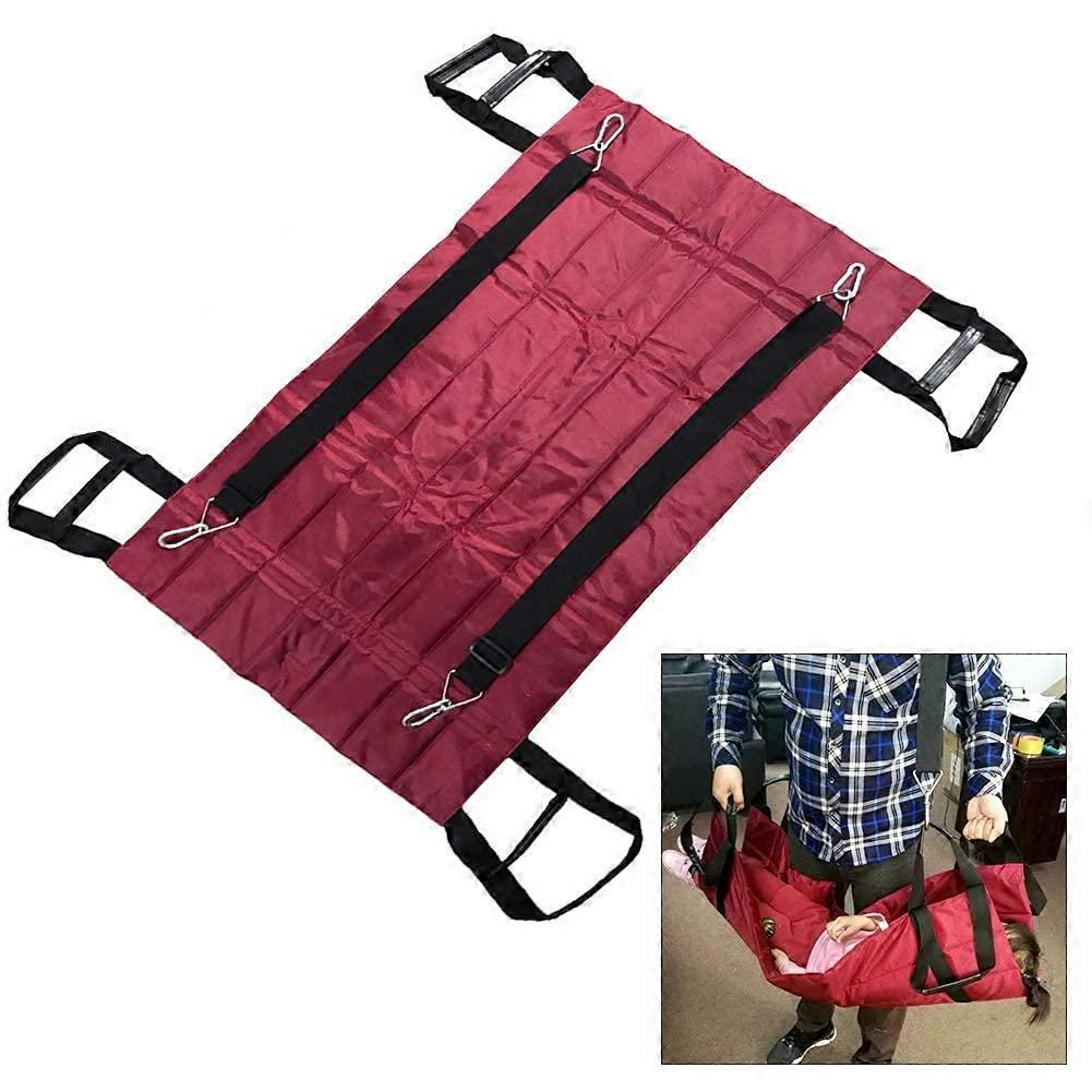 Transfer Sling for Elderly with Multiple Grip Handles, LowFriction Surface, Easy Clean Patient Transfer Sheet