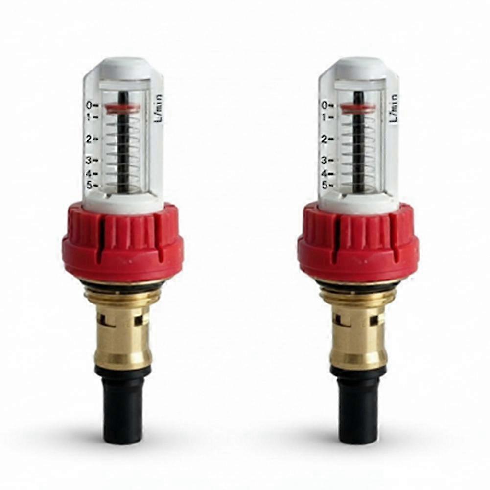 Brass Flow-Meter Regulator 2 Pcs