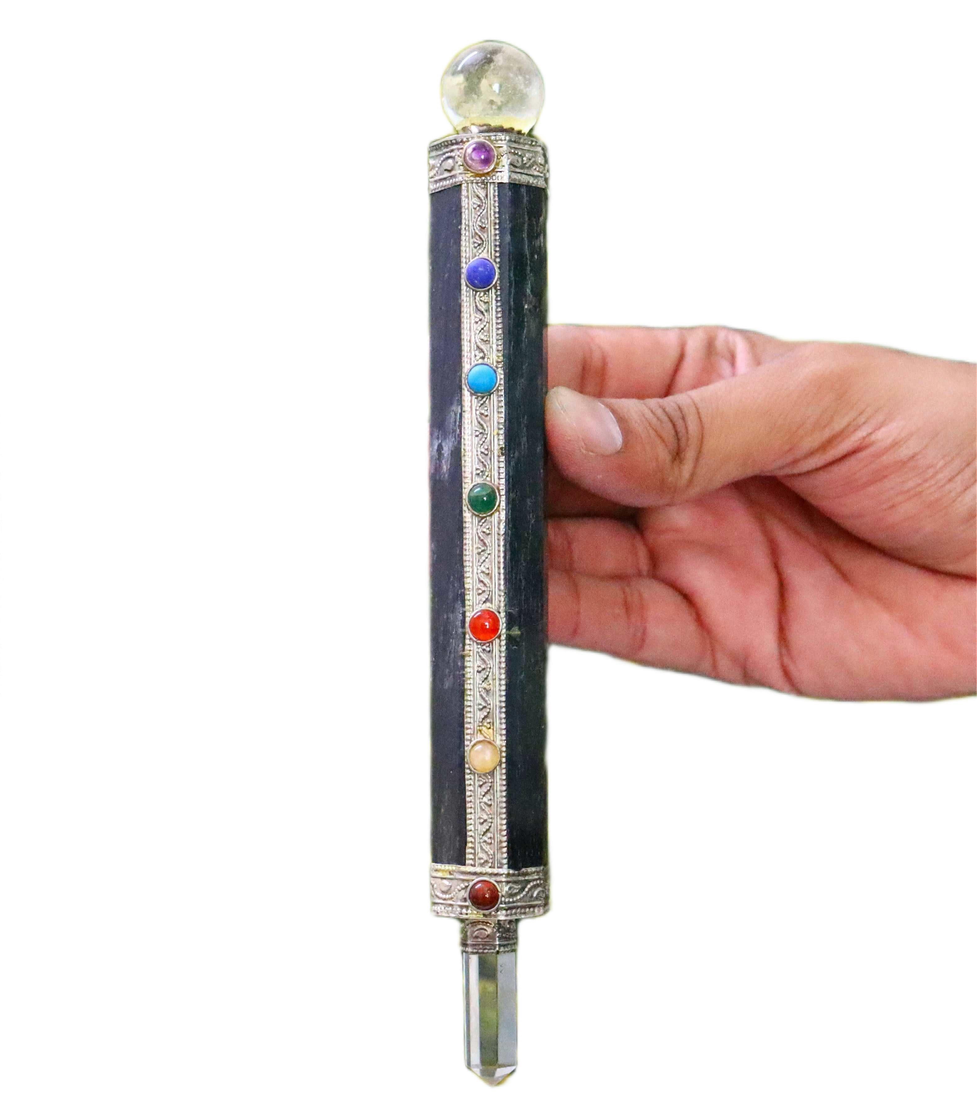 Iolite Seven Chakra Massage Wand
