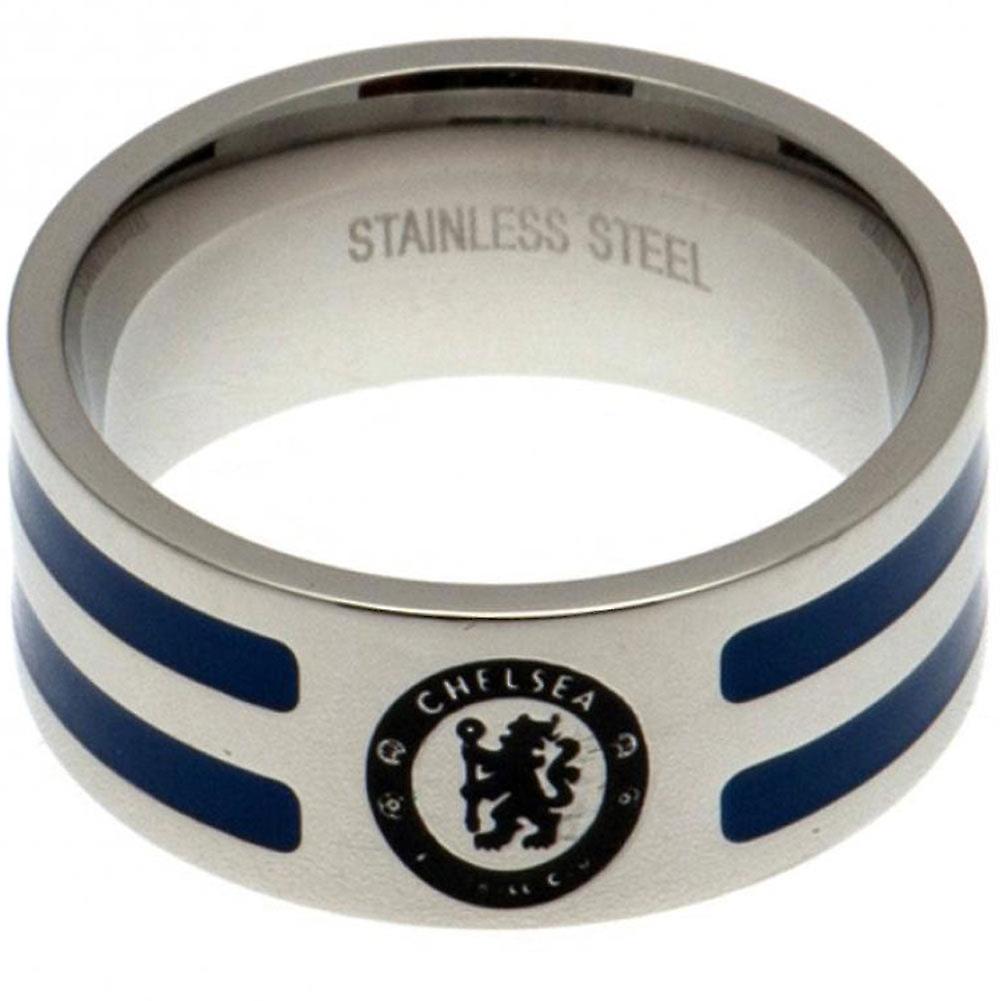 Chelsea Fc Colour Stripe Ring Small