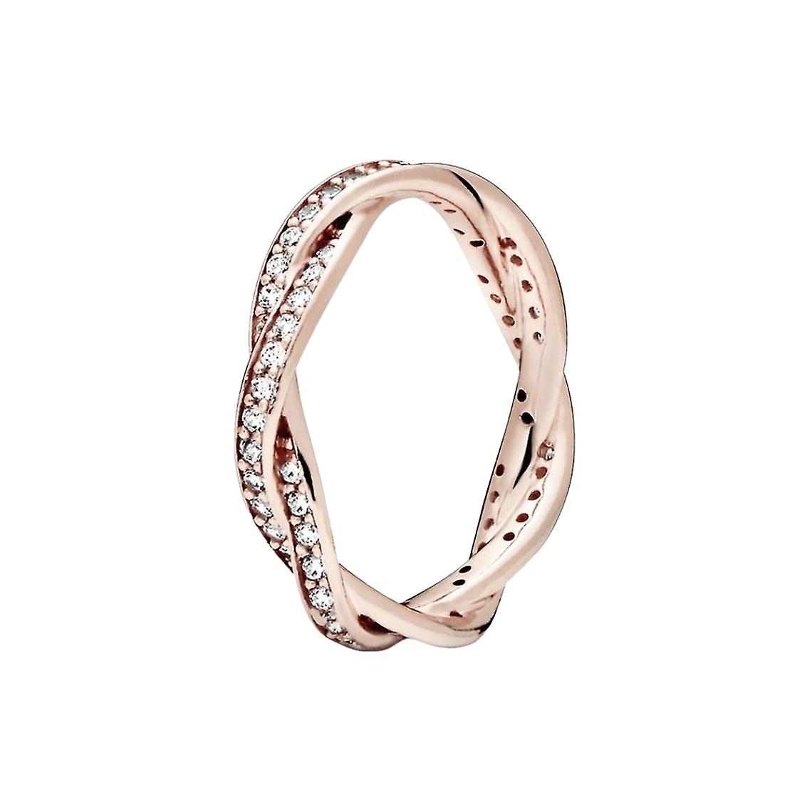 Pandora Tidløs Glitrende Twist Ring 585/1000?