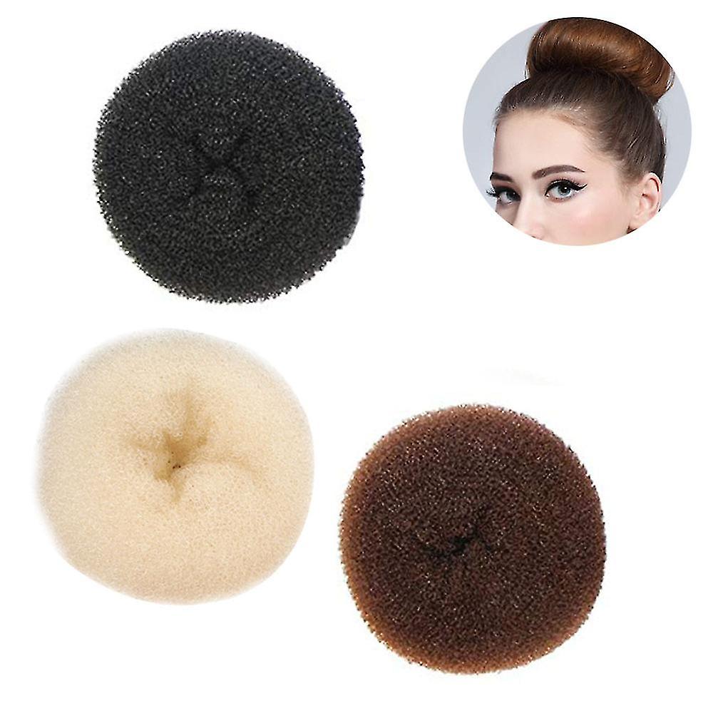 Hair Bun Maker For Kids 3pcs Chignon Hair Donut Sock Bun Form For Girls Hair Doughnut Shaper For Short And Thin Hair