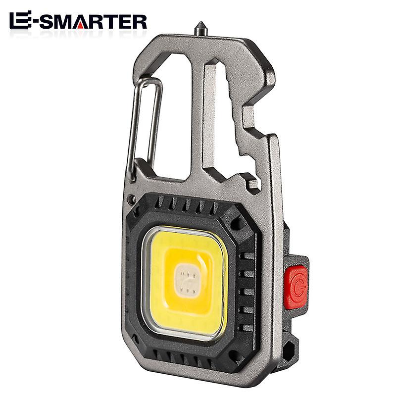 Portable Mini Work Light 7 Modes Keychain Waterproof Flashlight Rechargeable Inspection Lights