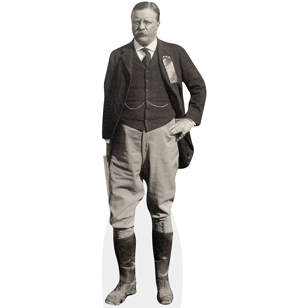 Theodore Roosevelt (Wellies) Cardboard Cutout (lifesize OR mini size). Standee. Stand Up.