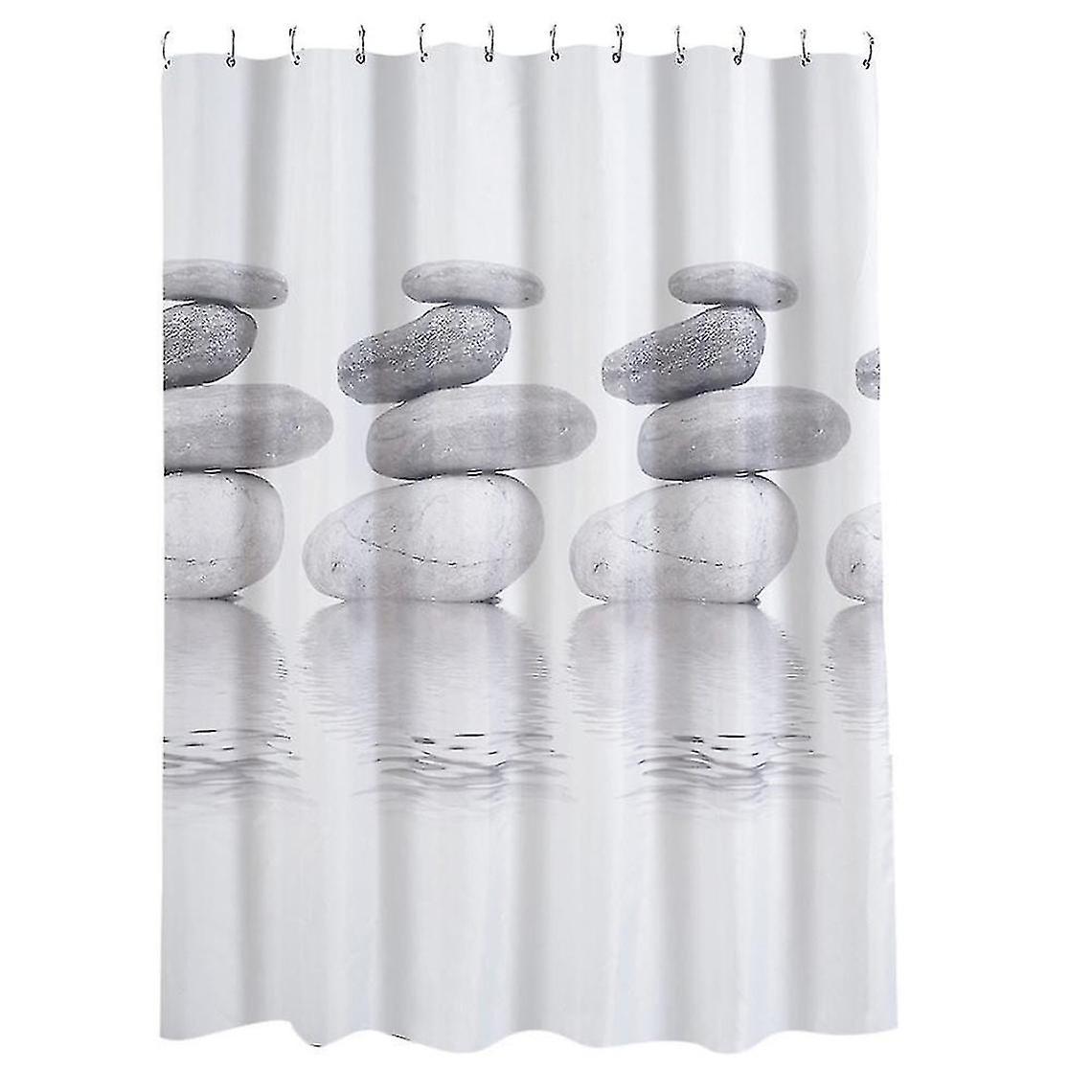 Waterproof Pebble Shower Curtain