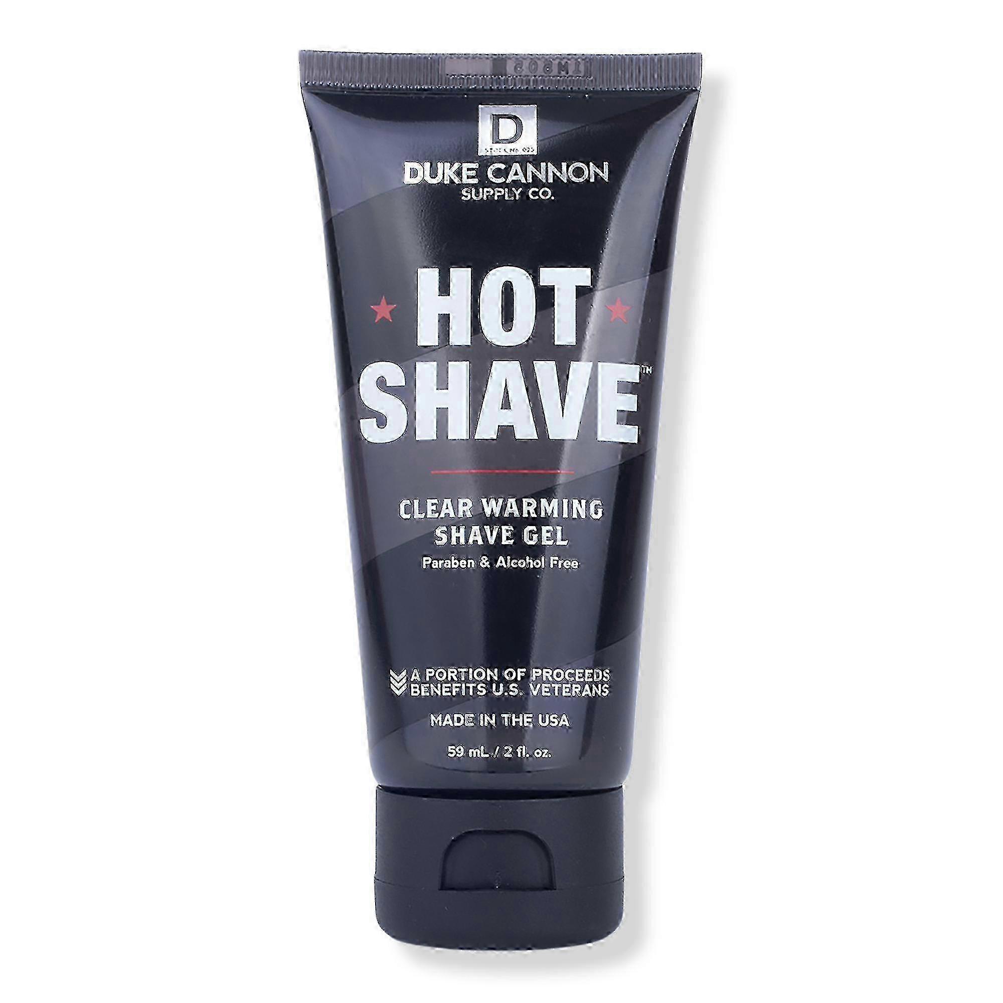 Duke Cannon Supply Co Travel Size Hot Shave Warming Shave Gel, 2.0 Oz