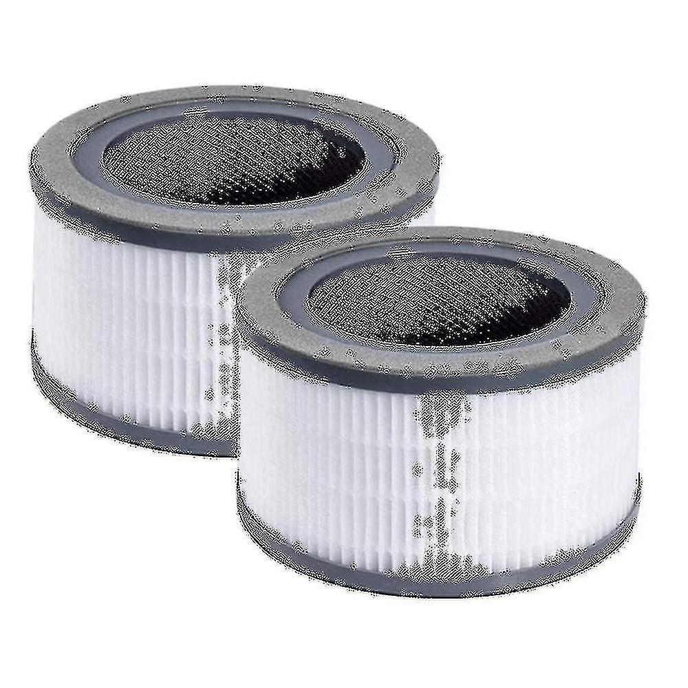 2 Pcs Air Purifier Replacement Filter For Vista 200 Air Purifier,3 In 1 Efficiency Activated Carbon